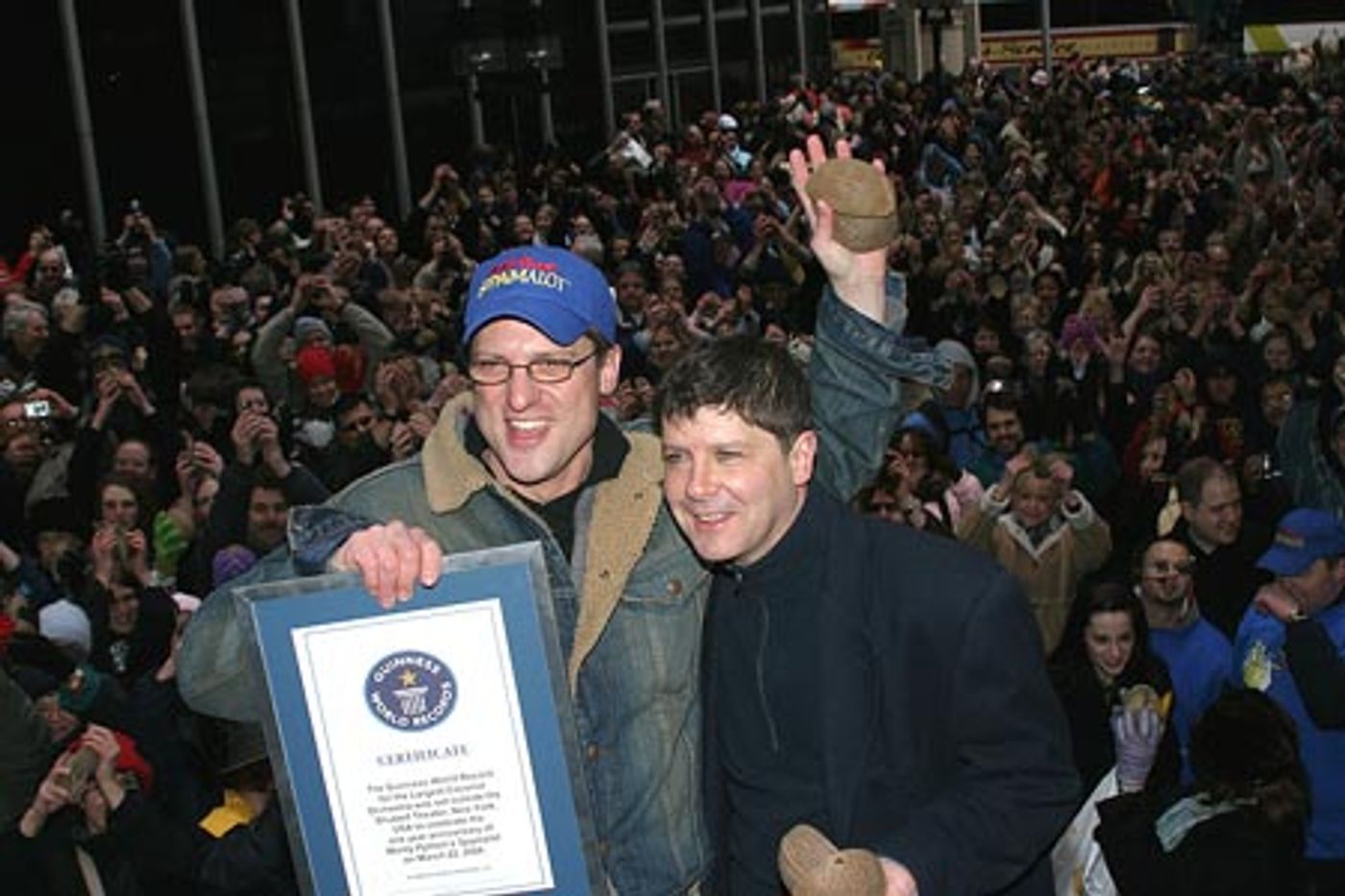 Photo Coverage: Spamalot's World's Largest Coconut Orchestra  Image