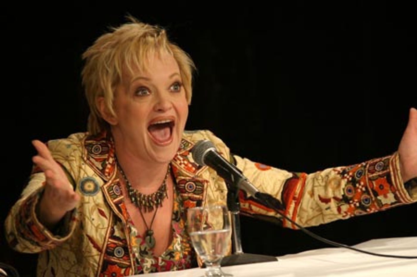 Photo Coverage: Michael Ball and Maria Friedman at Drama League Holiday Luncheon  Image