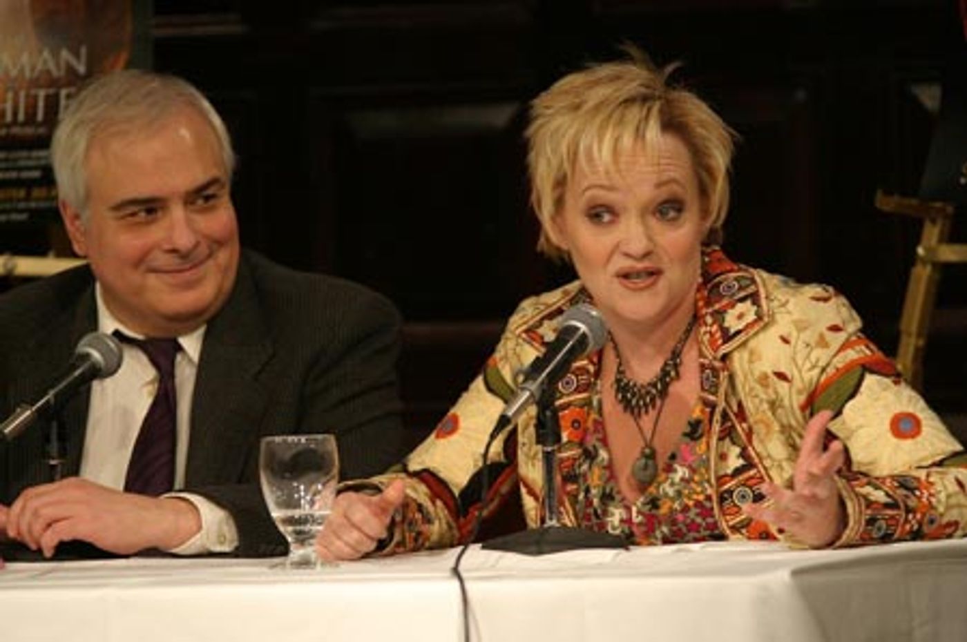 Photo Coverage: Michael Ball and Maria Friedman at Drama League Holiday Luncheon  Image