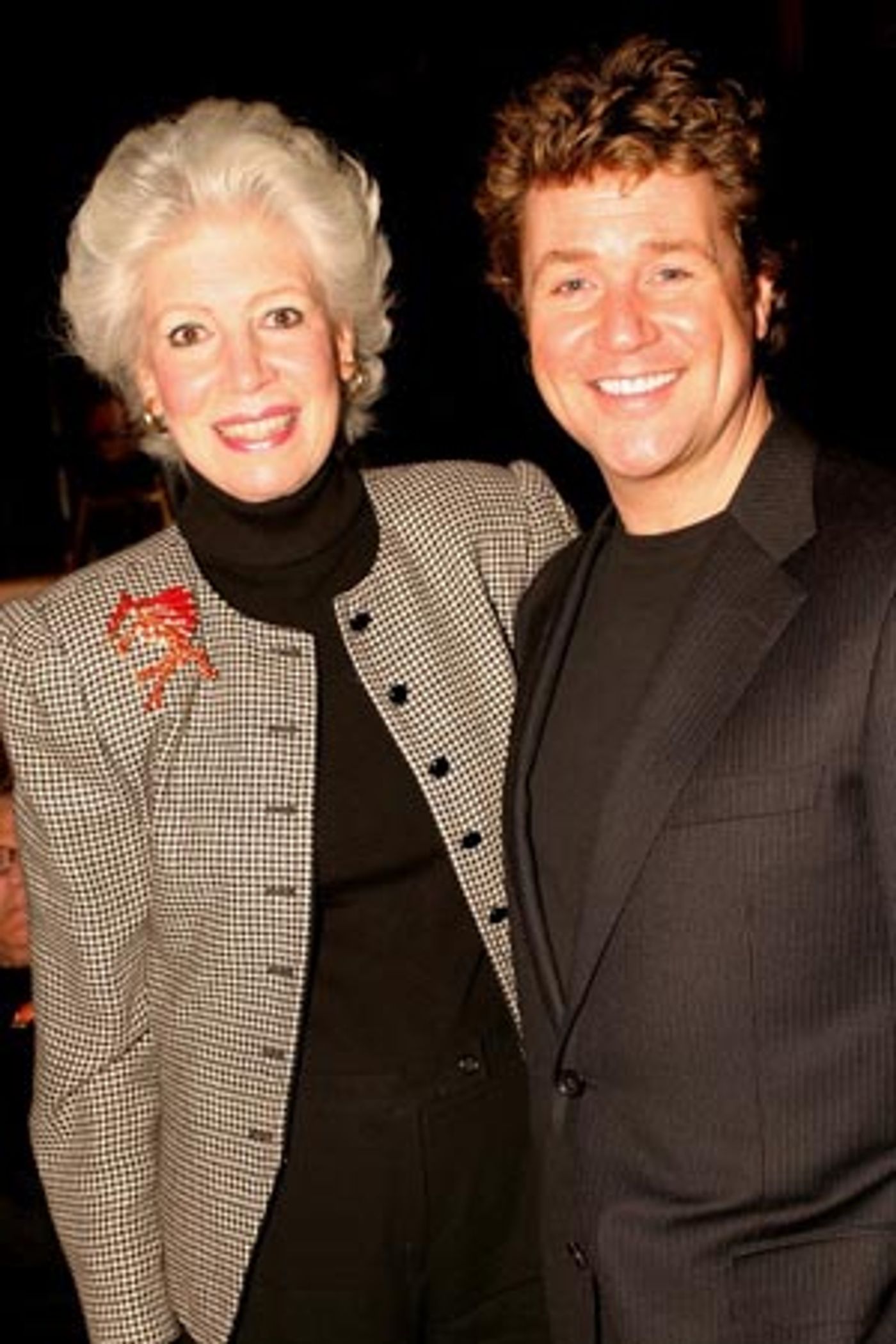 Photo Coverage: Michael Ball and Maria Friedman at Drama League Holiday Luncheon  Image
