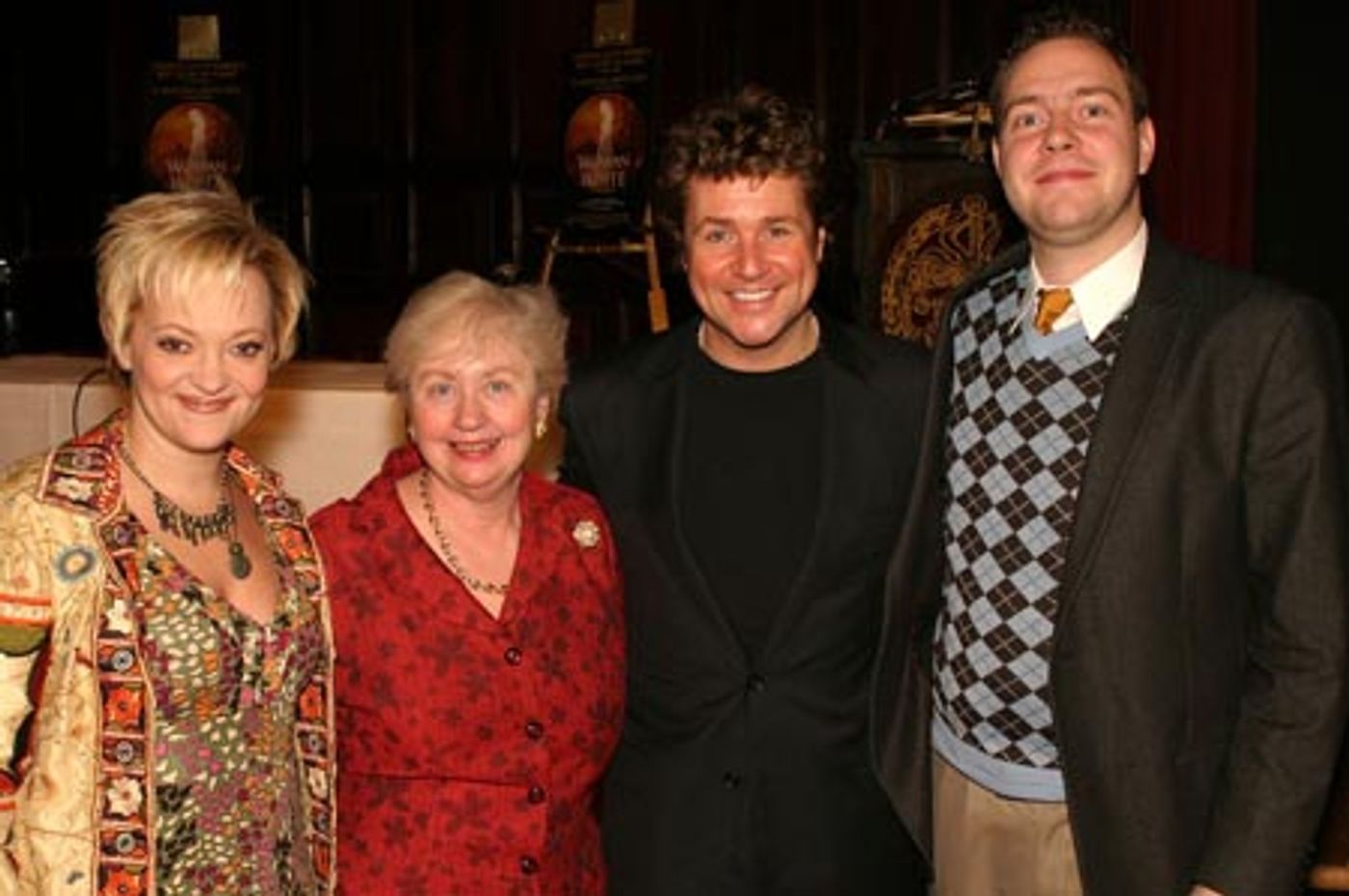 Photo Coverage: Michael Ball and Maria Friedman at Drama League Holiday Luncheon  Image