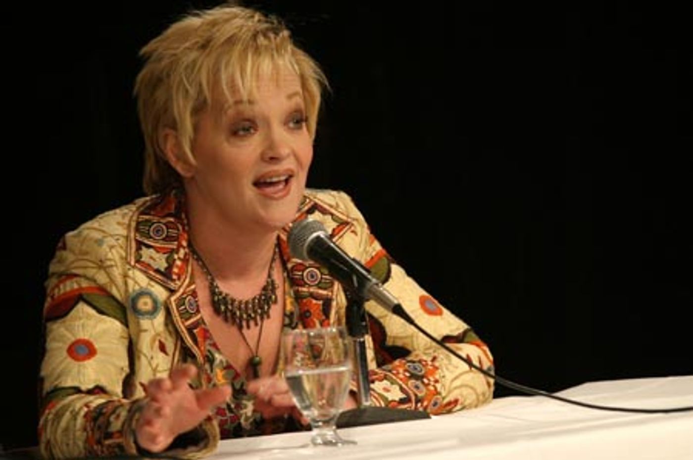 Photo Coverage: Michael Ball and Maria Friedman at Drama League Holiday Luncheon  Image