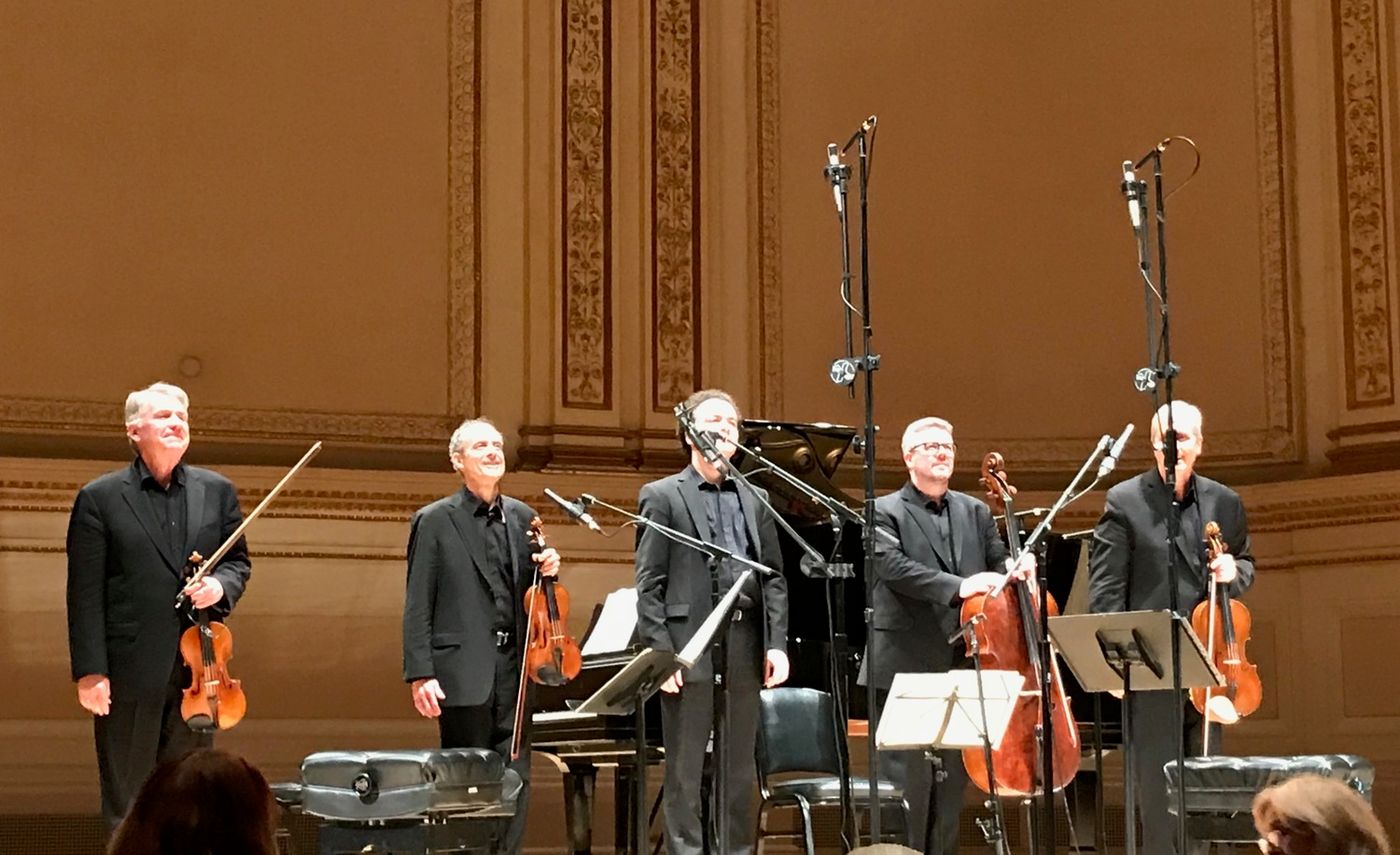 Review: THE EMERSON STRING QUARTET WITH EVGENY KISSIN at Carnegie Hall  Image