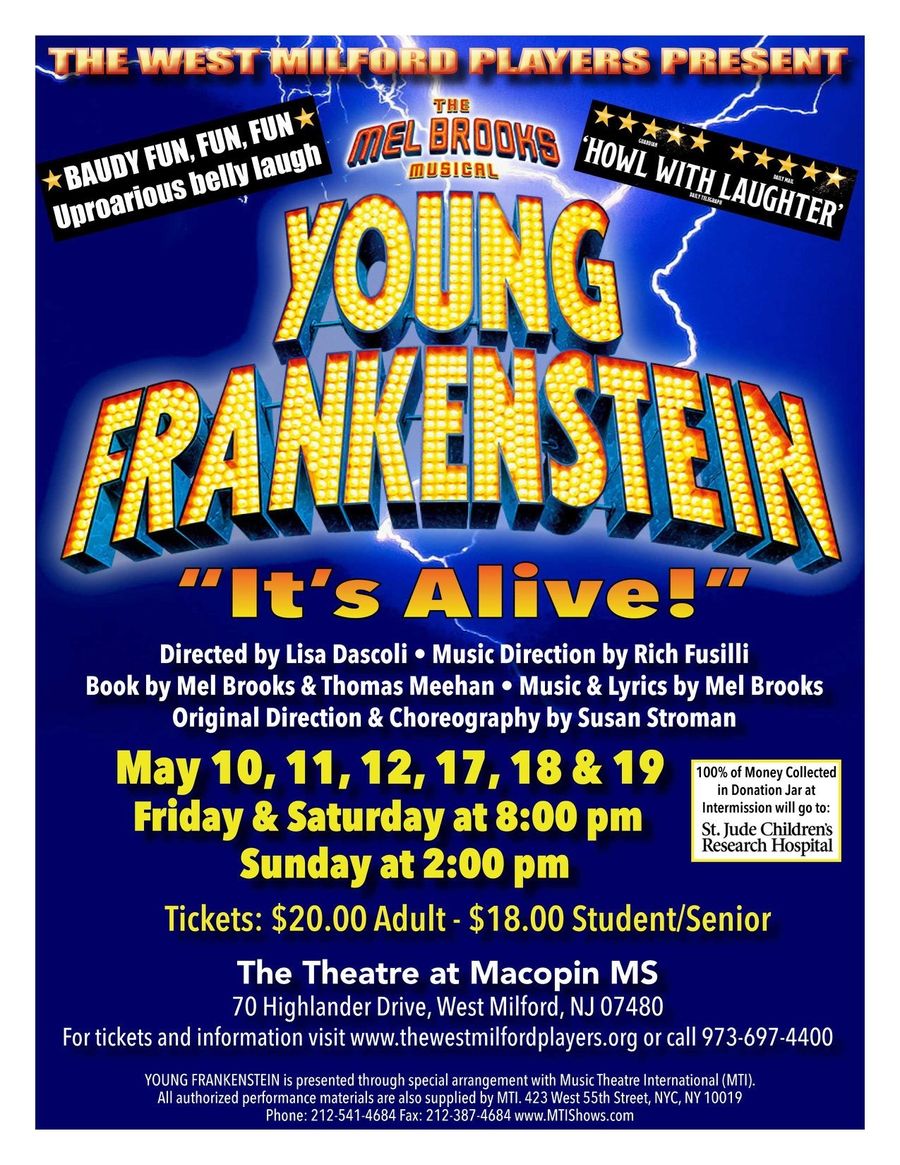 Review: The West Milford Players Presents Mel Brooks' YOUNG FRANKENSTEIN  Image