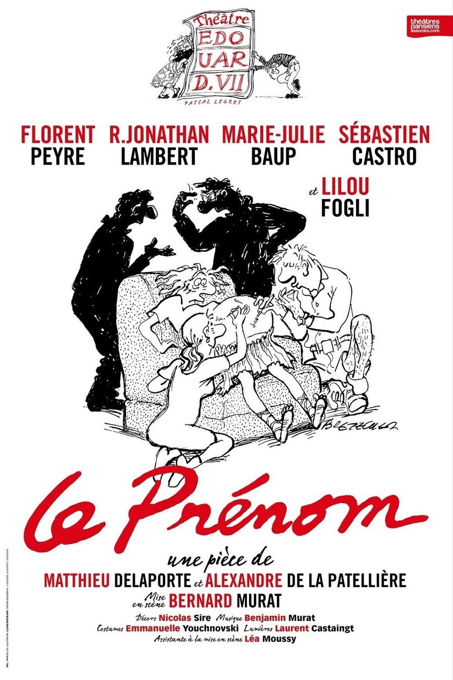 Review: LE PRENOM at Theatre Edouard VII Image