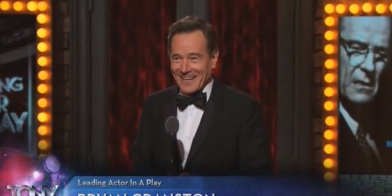 VIDEO: 30 Days Of Tony! Day 4- Bryan Cranston Goes ALL THE WAY On Tony Night Video