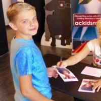 Photo Flash: Kim Exum From Broadway's BOOK OF MORMON Visits Director Walid Chaya To…