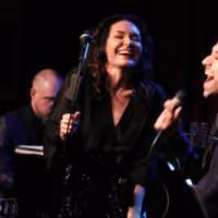 Photo Flash: THE BAND'S VISIT Co-Stars Katrina Lenk and George Abud Come to Birdland