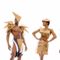 Photo Flash: Broadway Models 'Coutrash Couture' For New Musical REVELATION