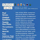 Twenty One Pilots, Childish Gambino, Paul Simon to Headline Outside Lands 2019
