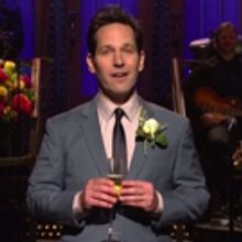 VIDEO: Paul Rudd Toasts to SNL Memories During His Opening Monologue