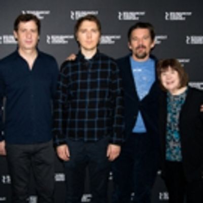 Photo Coverage: Ethan Hawke, Paul Dano &amp; the Company of TRUE WEST Meet the Press!