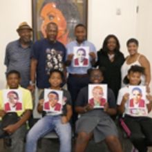 Artist Lennox Commissiong Teaches Harlem Youth To Create Barack Obama Portraits With…