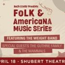 Boch Center Announces New Folk & Americana Music Series
