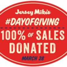 On Wednesday, March 28: Jersey Mike's Donates 100 Percent of Sales to Local Charities