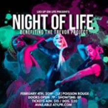 Leg Up On Life Holds Second NIGHT OF LIFE Benefiting The Trevor Project