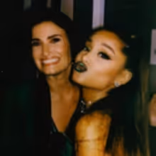 Photo: Idina Menzel Poses With Ariana Grande at A VERY WICKED HALLOWEEN