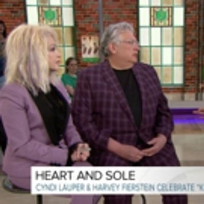 VIDEO: Cyndi Lauper & Harvey Fierstein Celebrate the Fifth Anniversary of KINKY BOOTS On NBC's THE TODAY SHOW