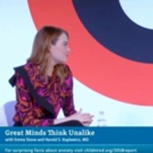 VIDEO: Emma Stone Speaks With The Child Mind Institute at Advertising Week New York 2