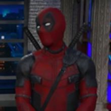 VIDEO: Deadpool Crashes Stephen Colbert's Monologue on THE LATE SHOW