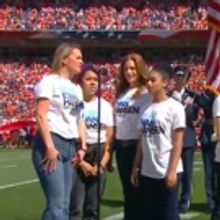 VIDEO: The Touring Cast of DEAR EVAN HANSEN Perform the National Anthem