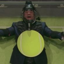 VIDEO: James Corden Challenges Tennis Champ Novak Djokovic to Target Practice