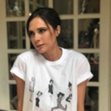 Victoria Beckham Designs Limited Edition Spice Girls T-Shirt For Red Nose Day