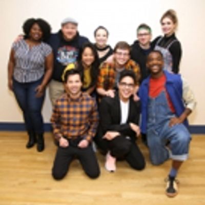 Photo Coverage: They&#039;re Ready for Their Upgrade! In Rehearsal with the Cast of BE MORE CHILL