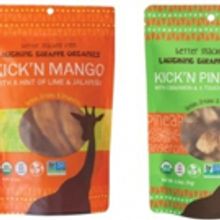 Laughing Giraffe Organics Introduces Kick'n Spiced Dried Fruit