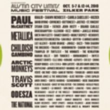 Paul McCartney, Metallica, Childish Gambino, Travis Scott and Odesza to Headline Austin City Limits Music Festival 2018