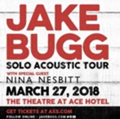 Win Tickets to See Jake Bugg with Nina Nesbitt at The Theatre at Ace Hotel in Los Angeles 3/27