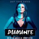 Diamante to Support Steel Panther, Headline Whisky A Go Go