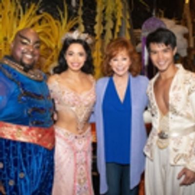 Photo Flash: Reba Catches a Magic Carpet to Visit ALADDIN