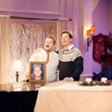 VIDEO: Sean Hayes and James Corden Sing Little Drummer Parody, 'Michael Ra-pa-pa-port