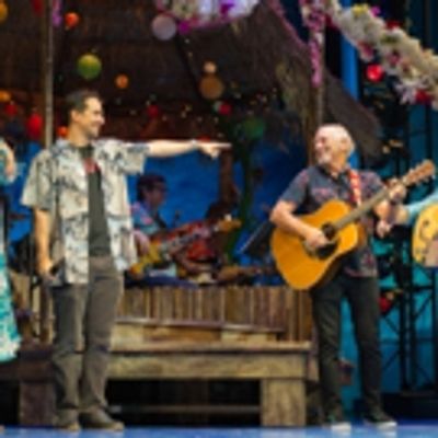 Photo Flash: Lin-Manuel Miranda Visits Jimmy Buffett at ESCAPE TO MARGARITAVILLE