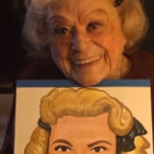 Photo Flash: Rose Marie Poses with Her New Sardi's Portrait!