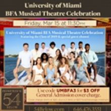 University Of Miami BFA Students Take on Feinstein's/54 Below