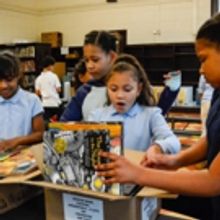 Boston Book Festival Donates Books and Funds to Curley K-8 in Jamaica Plain