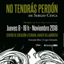 Sergio Ceyca Presentará Su Primera Novela, No Tendrás Perdón