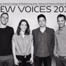 School of Drama at The New School Presents 2019 New Voices Playwrights Festival