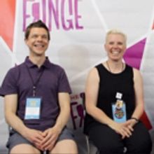 C. Neil Parsons and Zara Lawler of THE FLUTE ON ITS FEET at Orlando Fringe