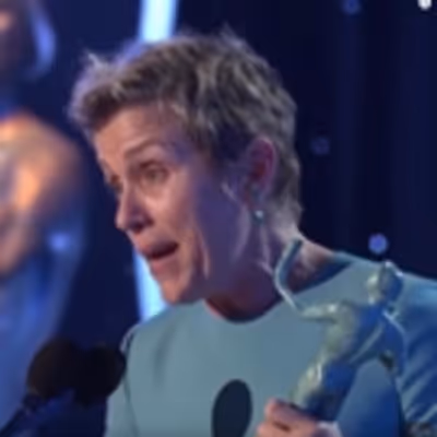 VIDEO: SAG Award Winner Frances McDormand Praises Writer Martin McDonagh