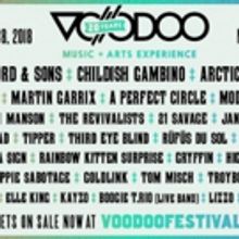 Mumford & Sons, Childish Gambino, Arctic Monkeys To Headline Voodoo Music + Arts…