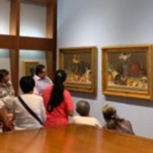 Visitantes realizan en el Museo Nacional de Arte bodegón inspirado en la obra de Agu