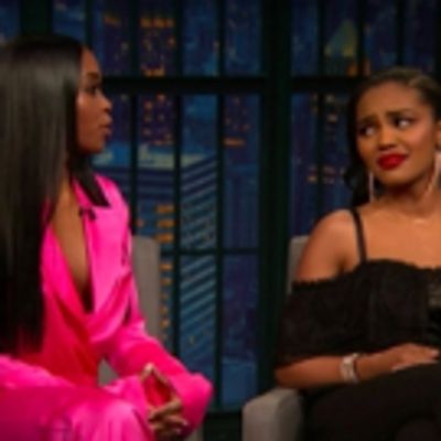 VIDEO: China Anne McClain and Nafessa Williams Talk Black Lightning on Late Night with Seth Meyers