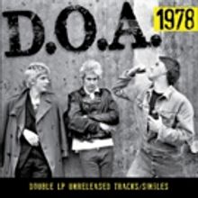 D.O.A.'s 1978 LP/CD To Be Released 5/3