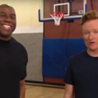 VIDEO: Conan Plays Horse With Magic Johnson Video