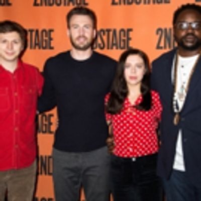 Photo Coverage: Chris Evans, Michael Cera and the Company of LOBBY HERO Meet the Press!