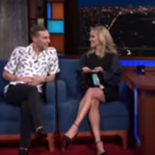VIDEO: Reese Witherspoon Meets Her Olympic Hero Adam Rippon on THE LATE SHOW WITH…