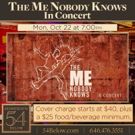 THE ME NOBODY KNOWS In Concert Comes to Feinstein's/54 Below